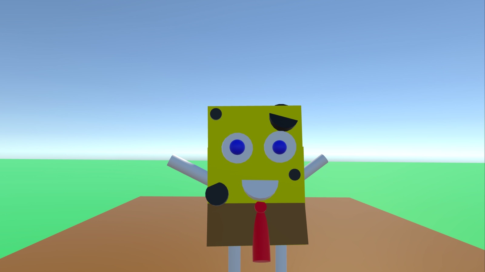 Runaway Sculptor screenshot with a colorful handmade VR creation